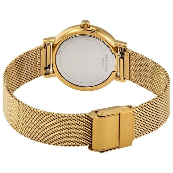 NWT Authentic Skagen Signatur Slim Quartz Silver Dial Women's Watch - Picture 3 of 3